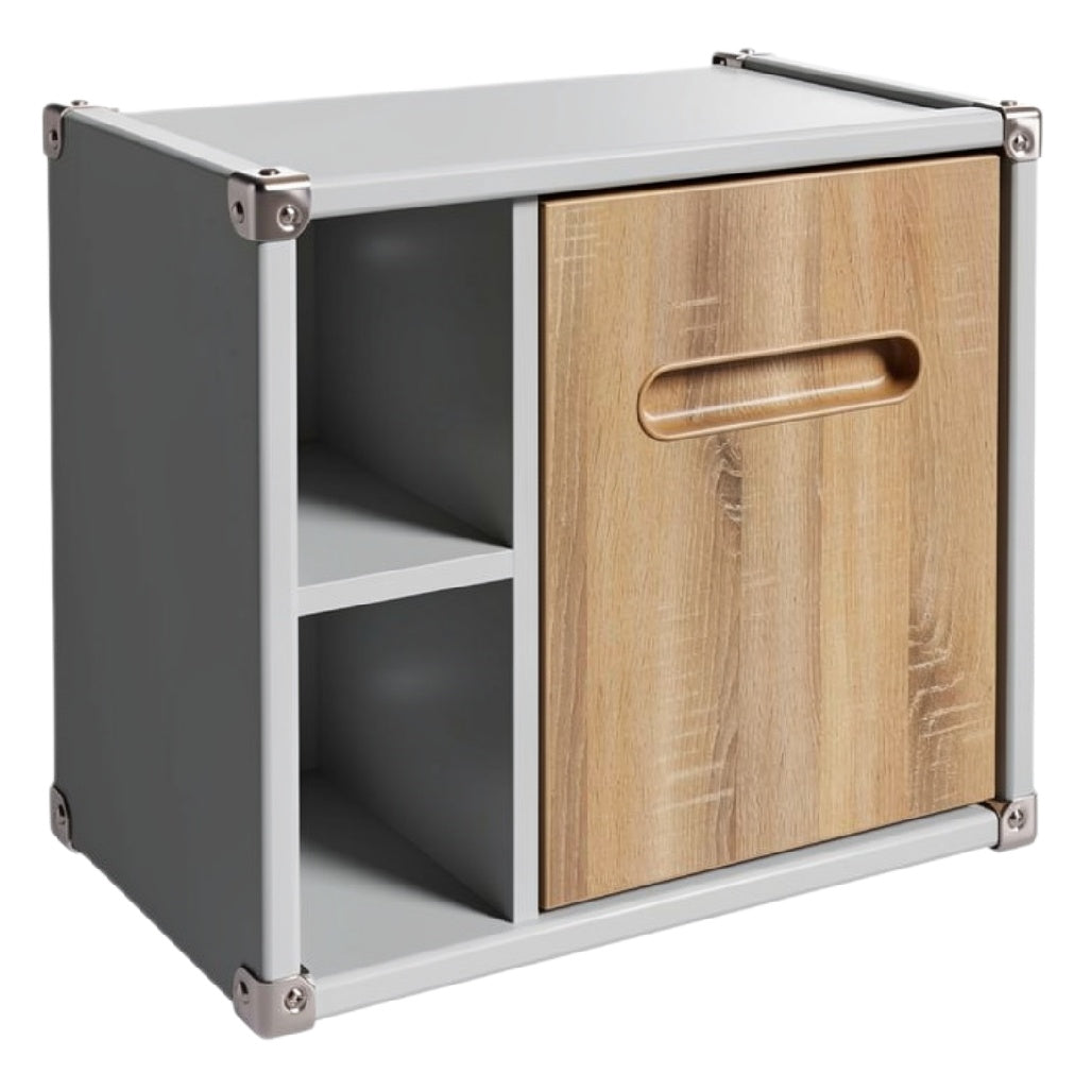 Modulair Opbergkast met Houtlook Deur
